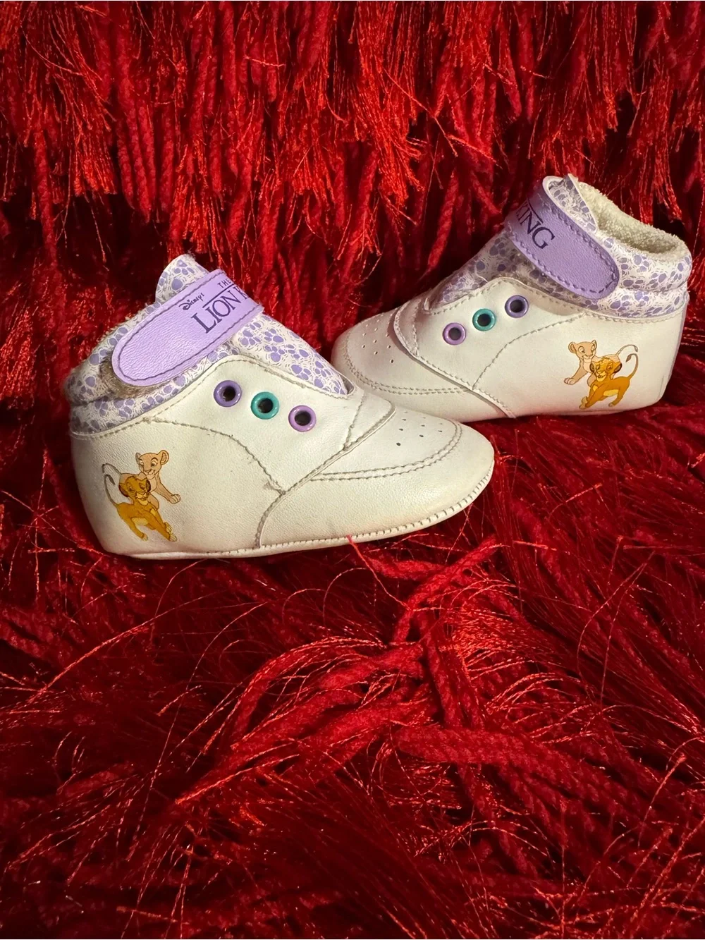 Vintage Disney lion king  Baby Shoes